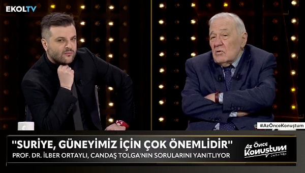 Ekol TV’de Candaş Tolga Işık’ın sunduğu “Az Önce Konuştum” programına konuk olan Ortaylı, Şara’nın sözleri üzerine konuştu.