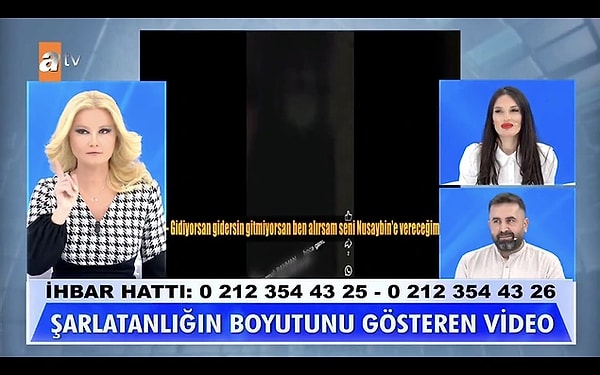 "Şans oyunlarının rakamlarını vereceğim, ayrılanları bile 6 dakikada barıştırıyorum ben" diyen üfürükçünün üç harfli çıkarmaya çalıştığı ve çifti büyülü diye kandırdığı fotoğraflar ortaya çıkmıştı.