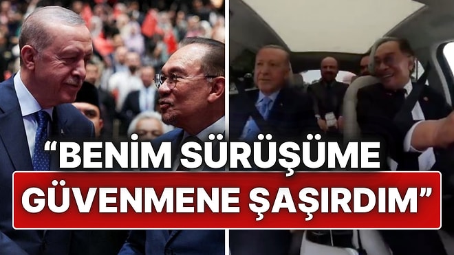 Cumhurbaşkanı Erdoğan ve TOGG Hediye Ettiği Malezya Başbakanı İbrahim'den Gülümseten Diyalog