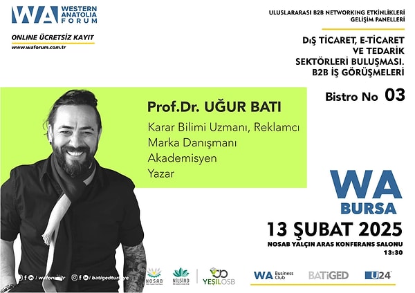 WA Batı Anadolu Ticaret Forumları’nın sunmuş olduğu çözümler