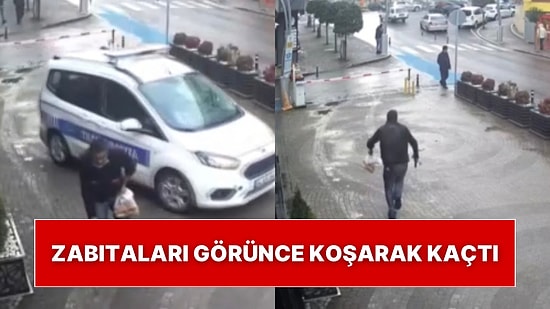 Koltuk Değneği ile Sakat Numarası Yapan Dilenci Zabıtaları Görünce Koşa Koşa Kaçtı