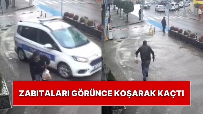 Koltuk Değneği ile Sakat Numarası Yapan Dilenci Zabıtaları Görünce Koşa Koşa Kaçtı