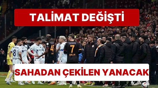 TFF Talimatlarda Değişikliğe Gitti, Artık Sahadan Çekilen Yanacak