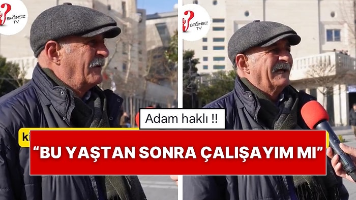 Emekli Vatandaş Torununa Harçlık Veremediği İçin Sokak Röportajında İsyan Etti: “Bu Yaştan Sonra Çalışayım mı”