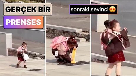 Ödevini Kanalizasyona Atıp Dans Ederek Evine Dönen Minik Kızı İzlerken Kendi Öğrenciliğinizi Hatırlayacaksınız