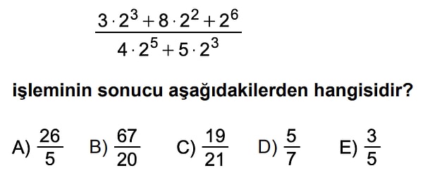 Biraz da matematiğe ne dersiniz?