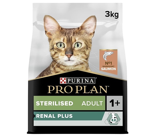 2. PRO PLAN Purina Kısırlaştırılmış Yetişkin Kediler İçin Somonlu Kedi Maması 3 Kg