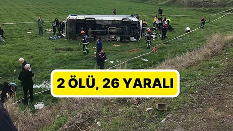 Feci Kaza! Öğrenci Servisi Tarlaya Uçtu: Ölü Ve Yaralılar Var