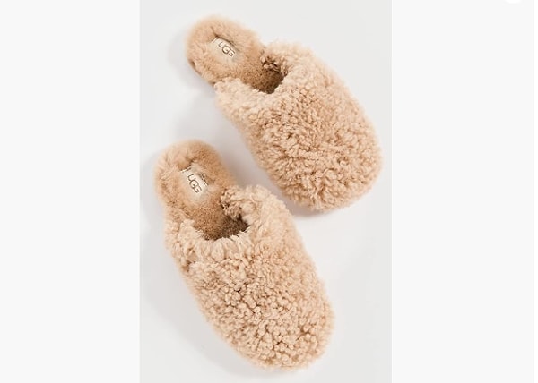 UGG W Maxi Curly Slide - Kadın Terlik