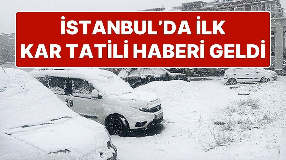 İstanbul’da Okullar Tatil mi? Kar Yağışıyla Birlikte İstanbul’da Okullar Tatil Edilmeye Başladı