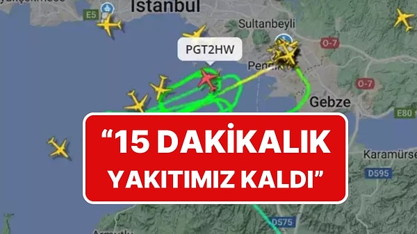 İstanbul'da etkisini arttıran kar yağışı nedeniyle Sabiha Gökçen Havalimanı'nda uçuşlarda aksamalar yaşandı. Havalimanına inemeyen uçaklar havada tur atmak zorunda kaldı.