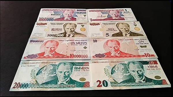 1 Ocak 2005 tarihinde TL yerini YTL'ye bıraktı ve paradaki 6 sıfır atıldı.