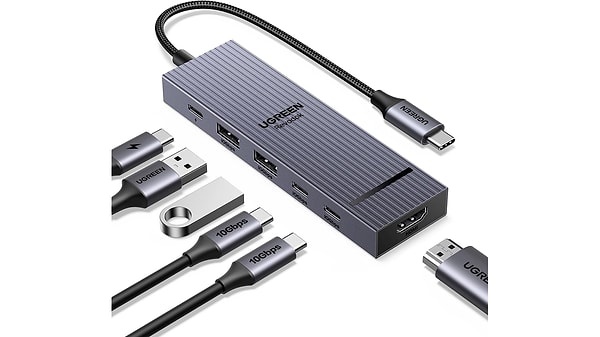 5. UGREEN Revodok 10Gbps USB-C Hub