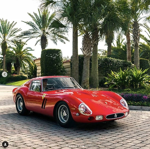 Gelelim koleksiyonun en pahalısına: 48.4 milyon dolar ile 1962 model Ferrari 250 GTO