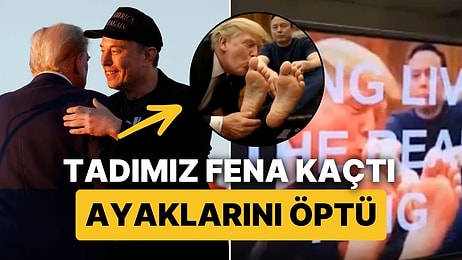 Donald Trump'ın Elon Musk'ın Ayaklarını Öptüğü Viral Video Fena Tat Kaçırdı: Bakanlık Binasında Yayınlanmış