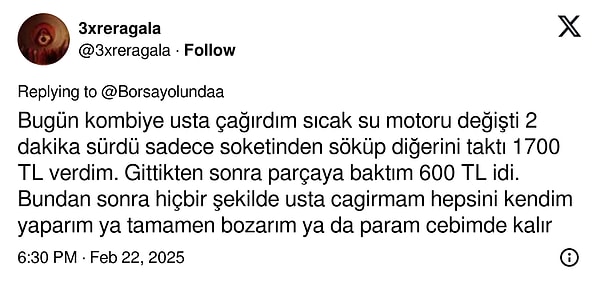 Kısa süren işlemler için yüksek paralar talep edilmesi de sık duyulan şikayetlerden.