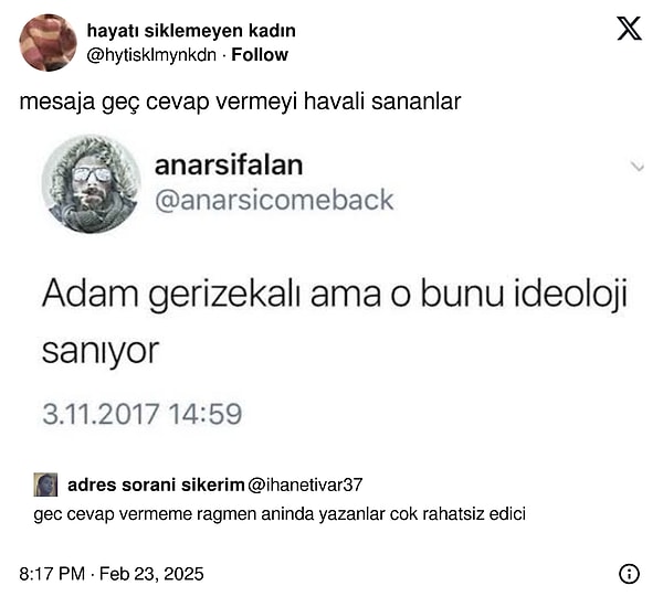 Var böyleleri...