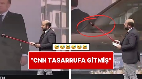 CNN Türk’te Mikrofon Süngeri Takılan Vileda Sopası Canlı Yayında Dikkat Çekti