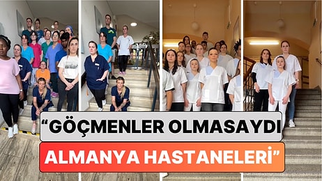 Almanya'da Bir Hastane Farklı Ülkelerden Gelen Sağlık Çalışanlarının Sayısını Bir Video ile Gösterdi