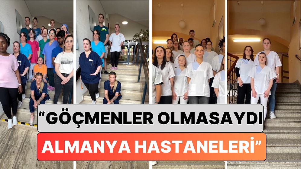 Almanya'da Bir Hastane Farklı Ülkelerden Gelen Sağlık Çalışanlarının Sayısını Bir Video ile Gösterdi