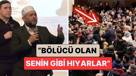 Halil Konakçı İsimli Şahsın Söyleşisi Sırasında Kendisine Tepki Gösteren Bir Kişi Yaka Paça Dışarı Çıkartıldı