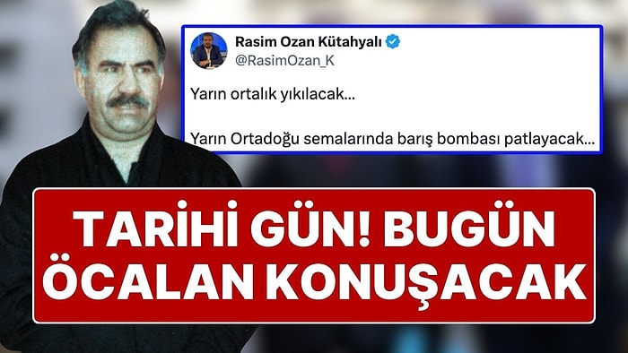 Türkiye’de Kritik Gün! Abdullah Öcalan’ın ‘Silah Bırakma’ Çağrısı Saat 17:00’de Okunacak