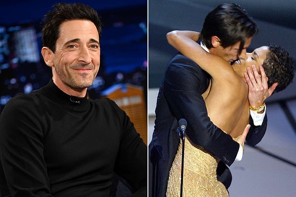 11. Adrien Brody’nin Halle Berry’yi Öpmesi (2003)