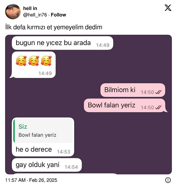 Bowl yemek sınıfsaldır derken konu nerelere gelmiş?