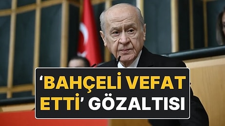 “Devlet Bahçeli Vefat Etti” Paylaşımı Yapan Trabzon İl Başkanı Gözaltına Alındı