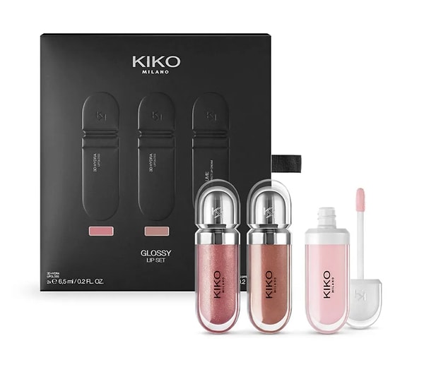 12. KIKO Lıps Make Up Kit - Glossy Lip Set 01