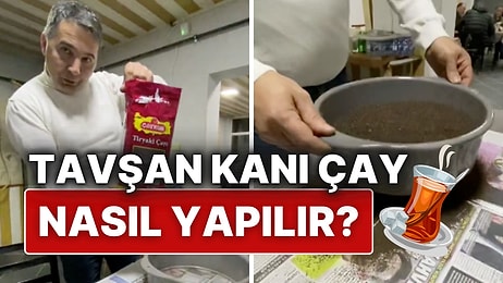 Kahvehane İşletmecisi, Tavşan Kanı Çay Demlemenin Püf Noktasını Paylaştı