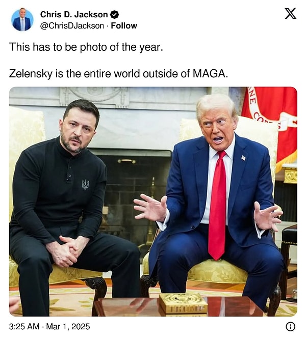 Let’s take a look at how social media reacted to the tension between Trump and Zelensky 👇