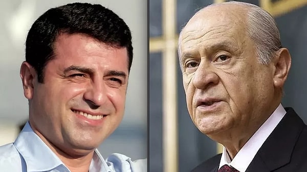 "Bahçeli'den Demirtaş'a 'geçmiş olsun' telefonu."