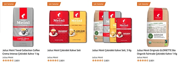 Julius Meinl Kahve çeşitlerindeki indirimden şimdiden yüzlerce kişi yararlandı bile!