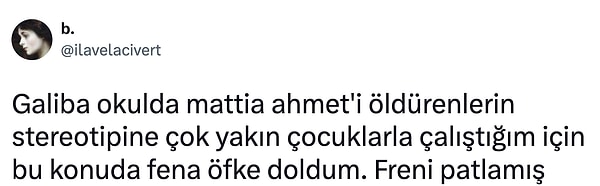 X'te bir öğretmen de kriminal öğrenci profiline dair bir yazı paylaştı.