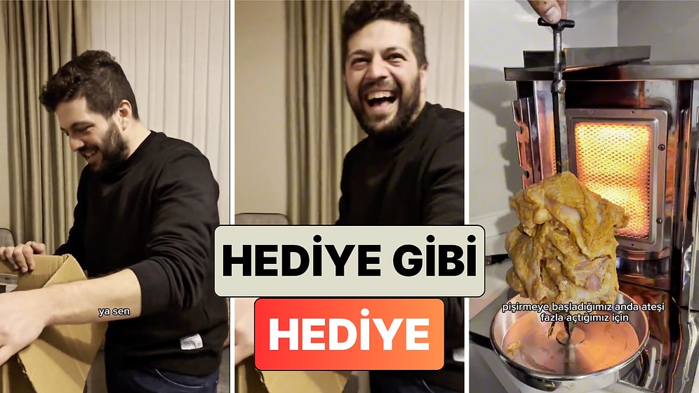 Bir Kadın Evlilik Yıl Dönümlerinde Döneri Çok Seven Eşine Döner Makinesi Aldı