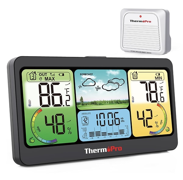 7. ThermoPro TP280B 7 - Wi-Fi Hava İstasyonu