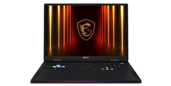 MSI RAIDER 18 HX AI A2XWJG-215TR Intel Core Ultra 9 285HX 64GB 4TB SSD RTX5090 Windows 11 Home 18" 120Hz Taşınabilir Bilgisayar