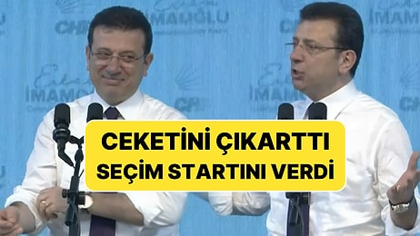 Kollarını Sıvayan Ekrem İmamoğlu Seçim Startını Verdi