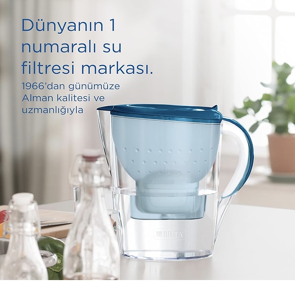 4. BRITA Marella XL 3x Maxtra Pro All-in-1 Filtreli Su Arıtma Sürahisi - Beyaz 3,5 lt