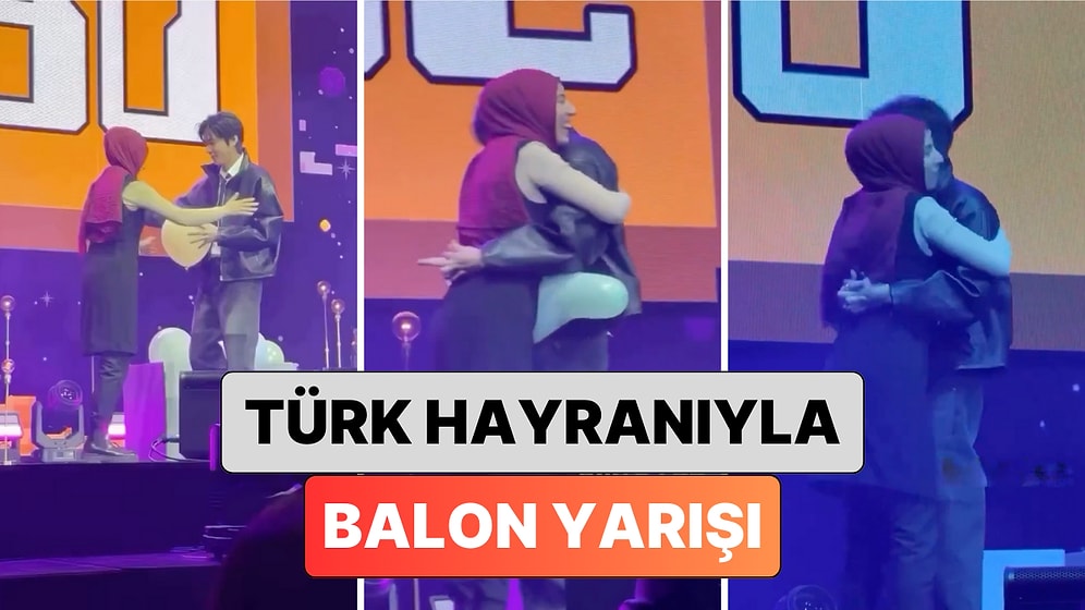 Güney Koreli Aktör Lee Min-ho'nun Türk Bir Hayranı ile Balon Patlatma Yarışı Yaptığı Anlar Viral Oldu