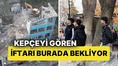 Bursa’da Yıkım Manzarası: Kepçeyi Çatıda Görenler İftar Saatini Bekliyor!