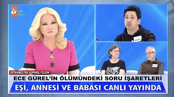 Belgrad Ormanı’nda kaybolduktan 4 gün sonra bulunan, tedavi gördüğü hastanede hayatını kaybeden Ece Gürel’in babası Muharrem Koçoğlu Müge Anlı ile Tatlı Sert programına katıldı.