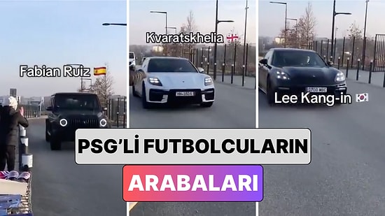 Yine Çenemiz Yoruldu: Bir Taraftar PSG’li Futbolcuların Arabalarını Görüntüledi