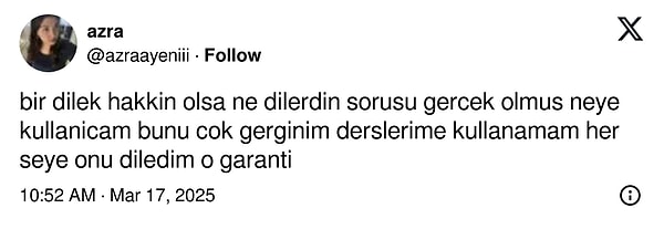 "Bir dilek hakkın olsa...sözleri gerçek oldu!"