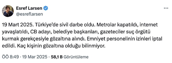 Sivil darbe olarak niteleyenler var.