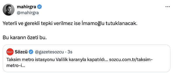 İmamoğlu'nun tutuklanma ihtimali de konuşuldu.