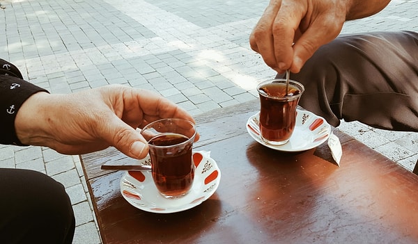 10. Endless glasses of çay (Tea)