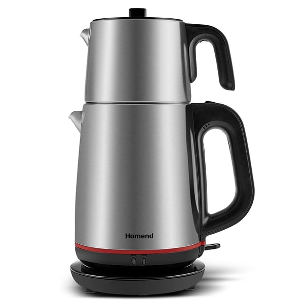 2. Homend Royaltea 1711h Inox Siyah Çay Makinesi