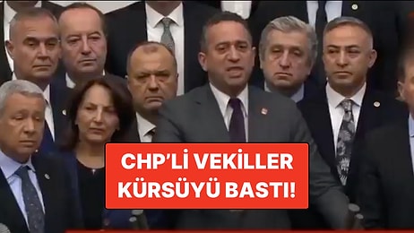 CHP Milletvekillerinden Mecliste Ekrem İmamoğlu Protestosu: "19 Mart Darbesi Olarak Tarihe Geçmiştir"